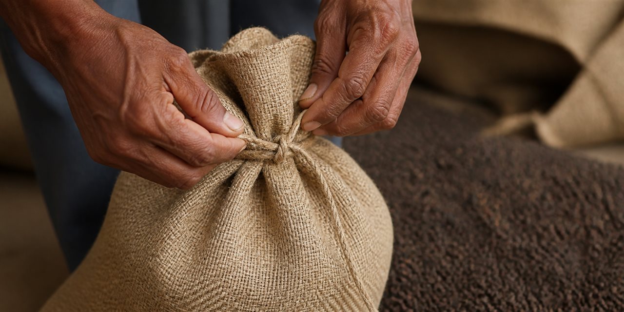 Bao jute đựng hồ tiêu: vì sao bao bì ảnh hưởng tới bảo quản?