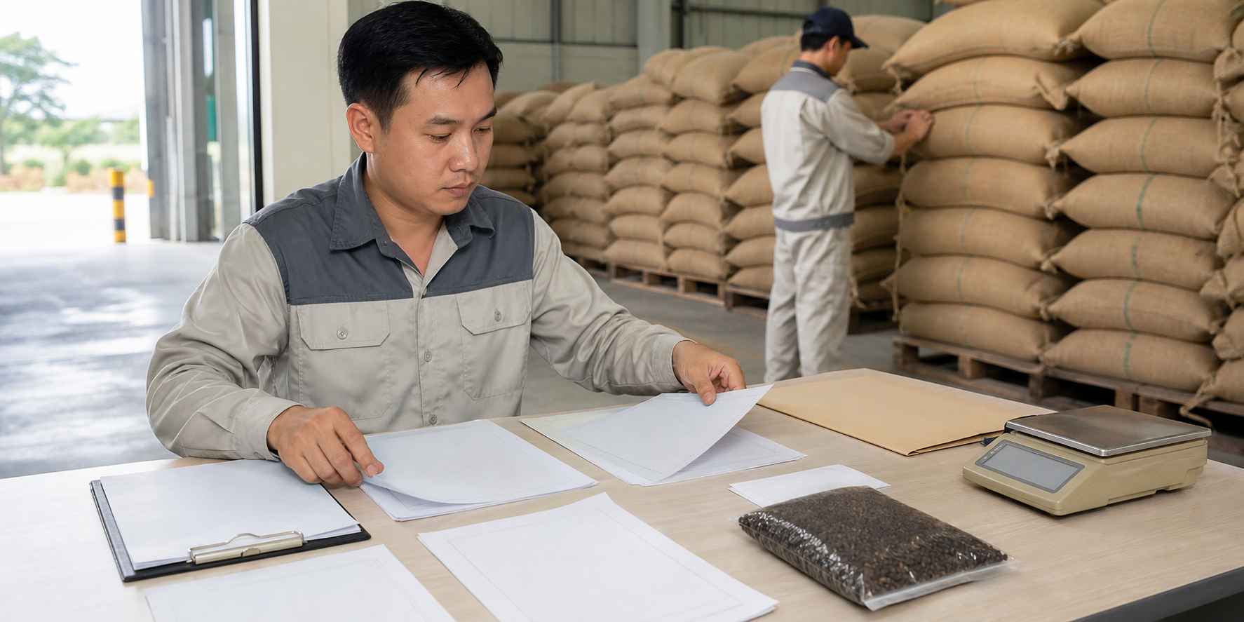 Chứng từ cần chuẩn bị khi giao một lô hồ tiêu