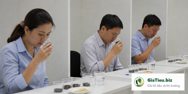 Đánh giá cảm quan hồ tiêu hạt: xây quy trình thử mùi vị nhất quán