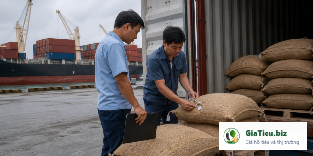 FOB và CIF khi xuất khẩu hồ tiêu: cách tính phần chi phí và trách nhiệm