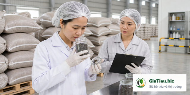 Hình minh họa cho bài Kiểm soát mùi lạ trong kho hồ tiêu
