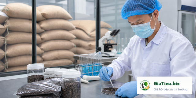 Hình minh họa cho bài Kiểm soát nguy cơ Salmonella trong hồ tiêu theo chuỗi sản xuất