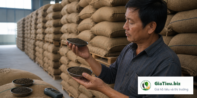 Quản lý rủi ro giá khi trữ hồ tiêu: nguyên tắc và giới hạn
