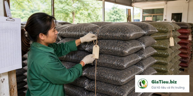 Hình minh họa cho bài Truy xuất nguồn gốc lô hồ tiêu từ vườn đến kho