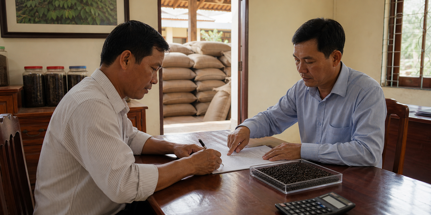 Hợp đồng mua bán hồ tiêu cần có những điều khoản gì?