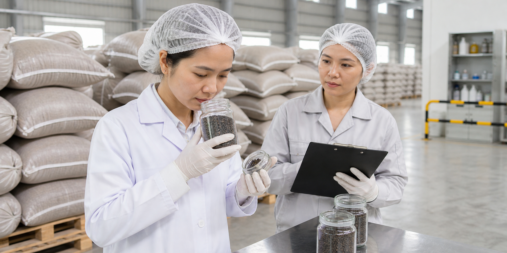 Kiểm soát mùi lạ trong kho hồ tiêu