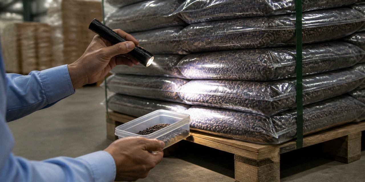 Kiểm tra pallet hồ tiêu trước khi xuất kho: những điểm không nên bỏ qua