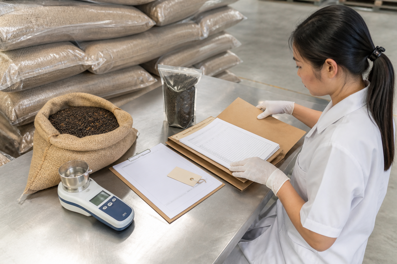 Xây dựng hồ sơ chất lượng cho một lô hồ tiêu hoàn chỉnh